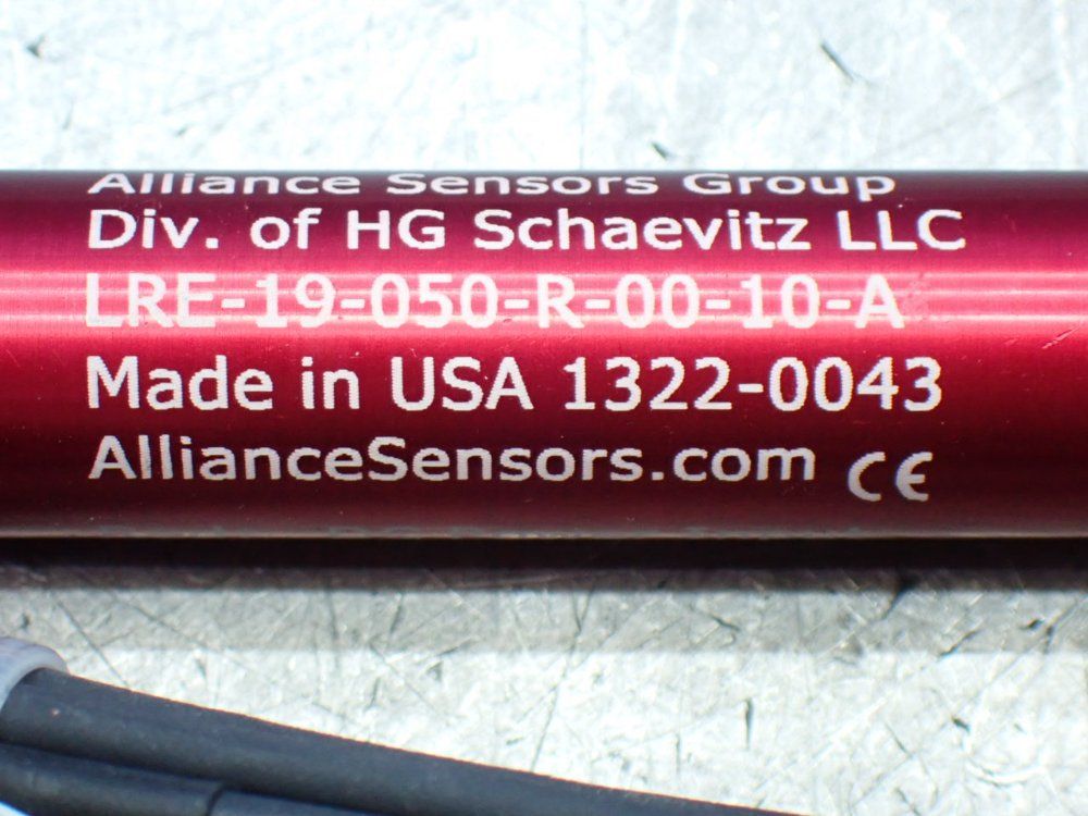 Alliance Sensors Group 2 Linear Variable Inductive Transducer Position Sensors - Lre-19-050-r-00-10-a