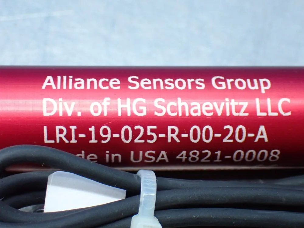 Alliance Sensors Group 2 Linear Variable Inductive Transducer Position Sensors - Lri-19-025-r-00-20-a