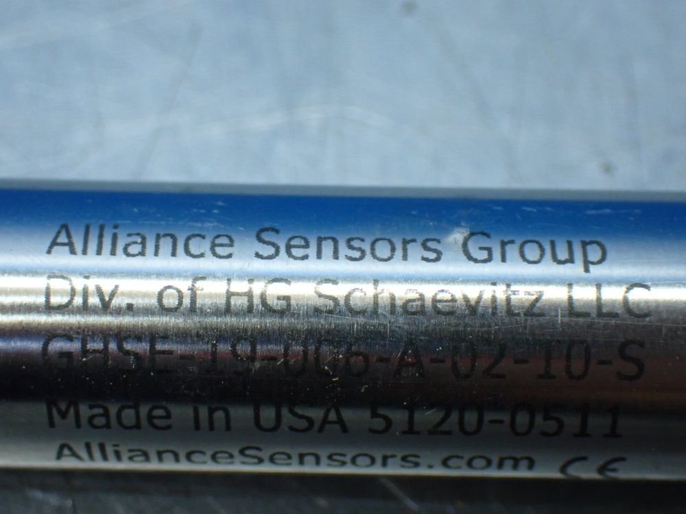 Alliance Sensors Group 2 Linear Variable Inductive Transducer Position Sensors - Ghse-19-006-a-02-10-s