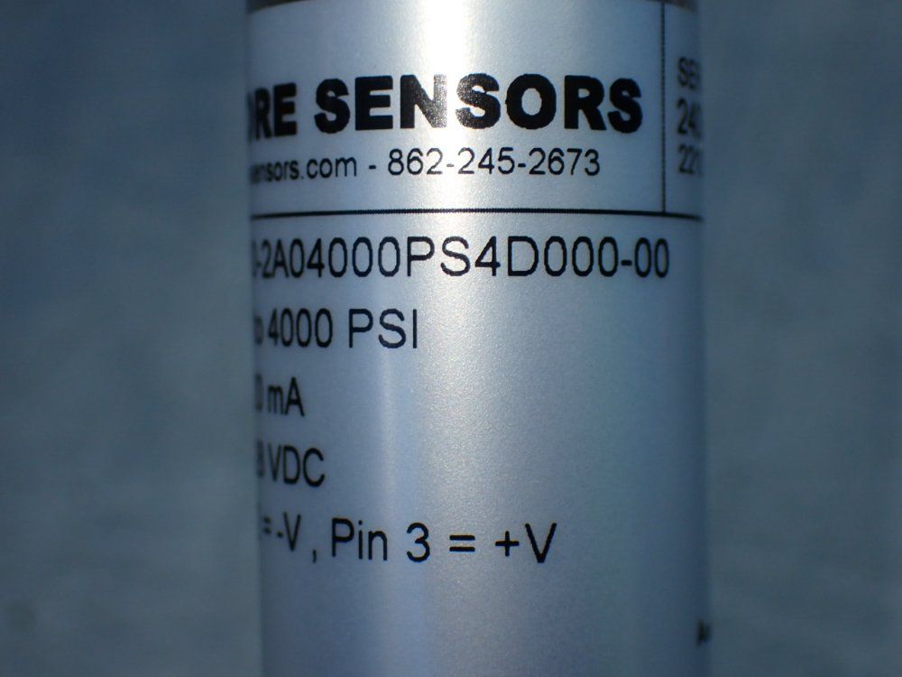 Core Sensors 0-4000psi 4 Industrial Pressure Transmitters - Cs10-2a04000ps4d000-00