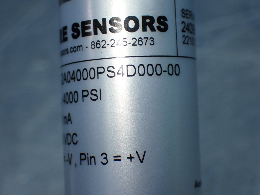 Core Sensors 0-4000psi 4 Industrial Pressure Transmitters - Cs10-2a04000ps4d000-00