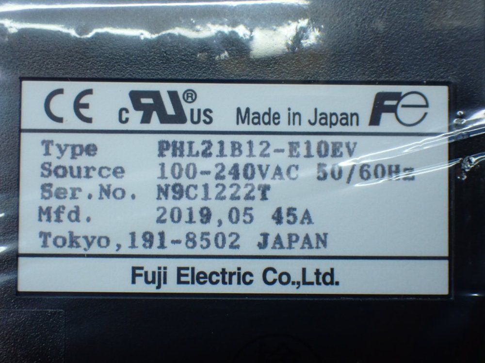 Fuji Electric 18-channel Videographic Recorder - Phl21b12-e10ev