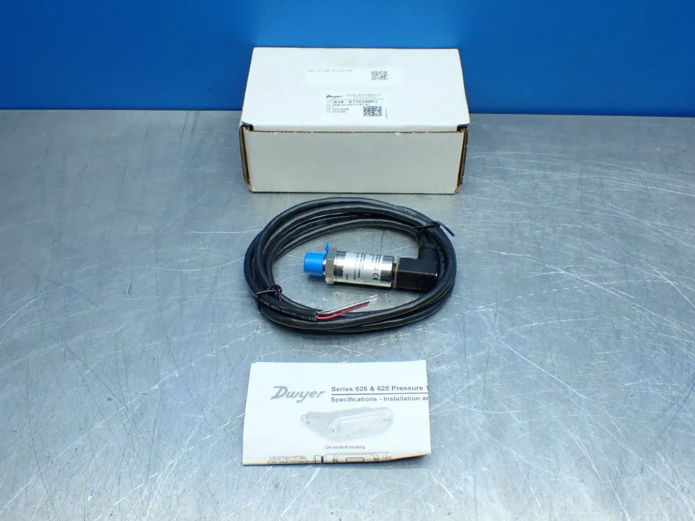 Dwyer 60psig Max Pressure Transmitter - 628-27-gh-p1-e7-s7