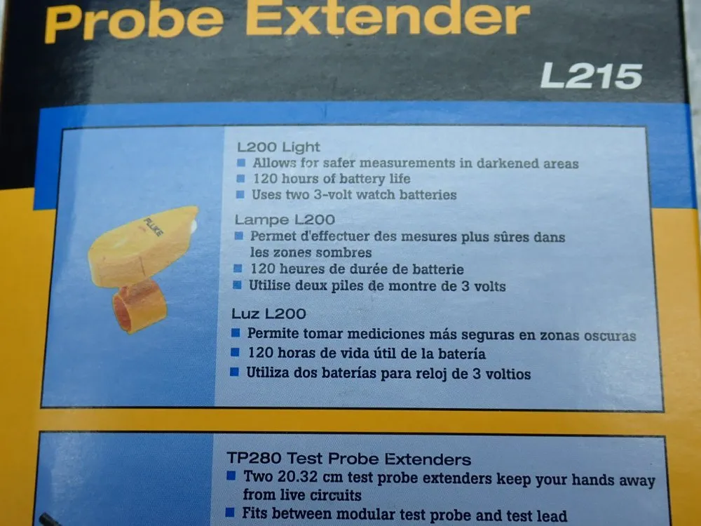 Fluke Suregrip Probe Light And Extender Kit - L215