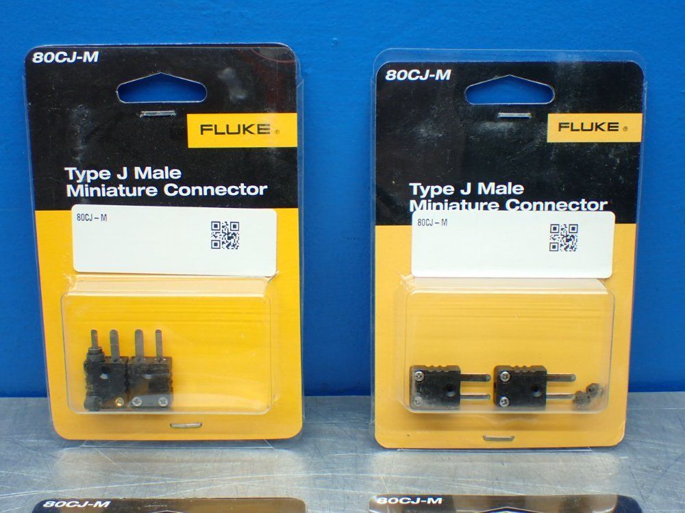 Fluke 4 Type J Male Miniature Connectors - 80cj-m