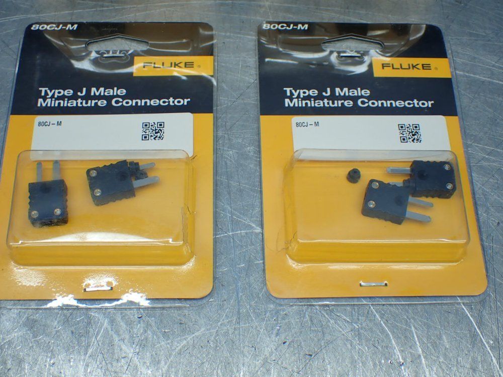 Fluke 4 Type J Male Miniature Connectors - 80cj-m