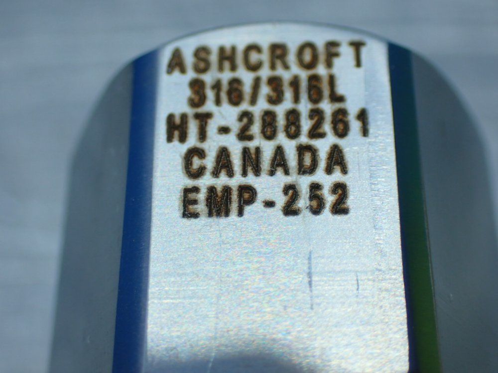 Ashcroft 2pcs Ashcroft Pneumatic Lot - 45-1009-s-04l-400#