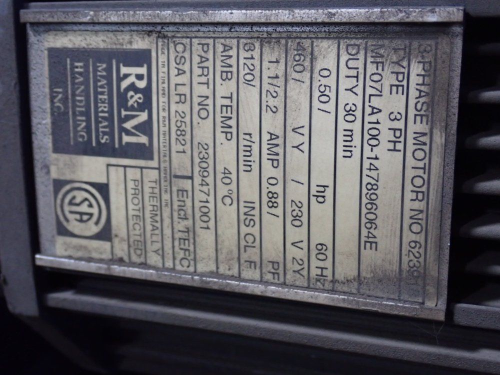 R & M Materials Handling Inc. 5 Ton Hoist - Sc 518