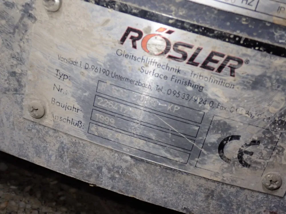 Rosler 60" Dia. Vibratory Finisher - R 620 Euro-kp