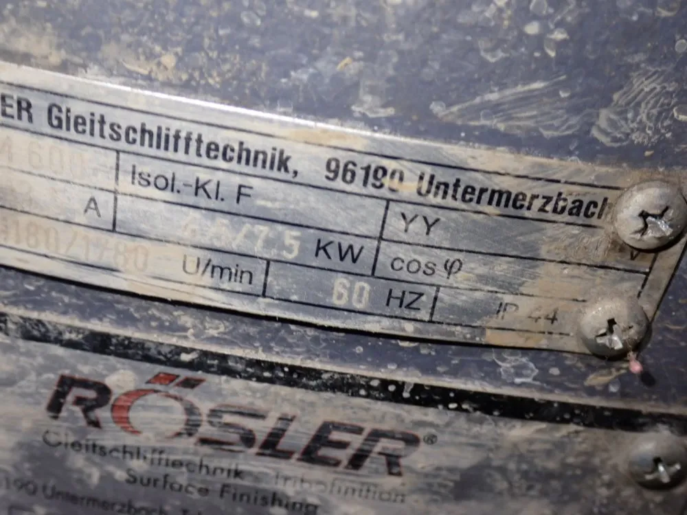Rosler 60" Dia. Vibratory Finisher - R 620 Euro-kp