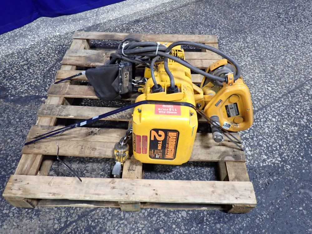Harrington 2 Ton Electric Chain Hoist - Ep1a-00sy3915