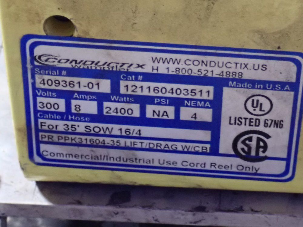 Conductix Cable Reel - 121160403511