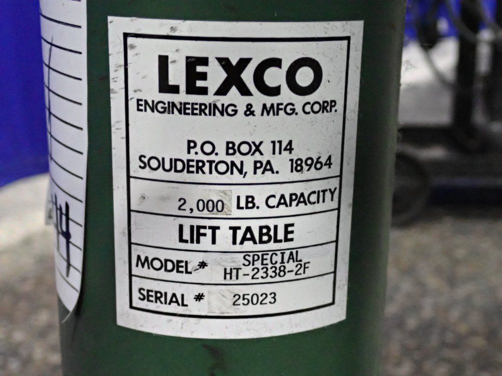 Lexo 2000 Pounds Lift Table - Ht-2338-2f