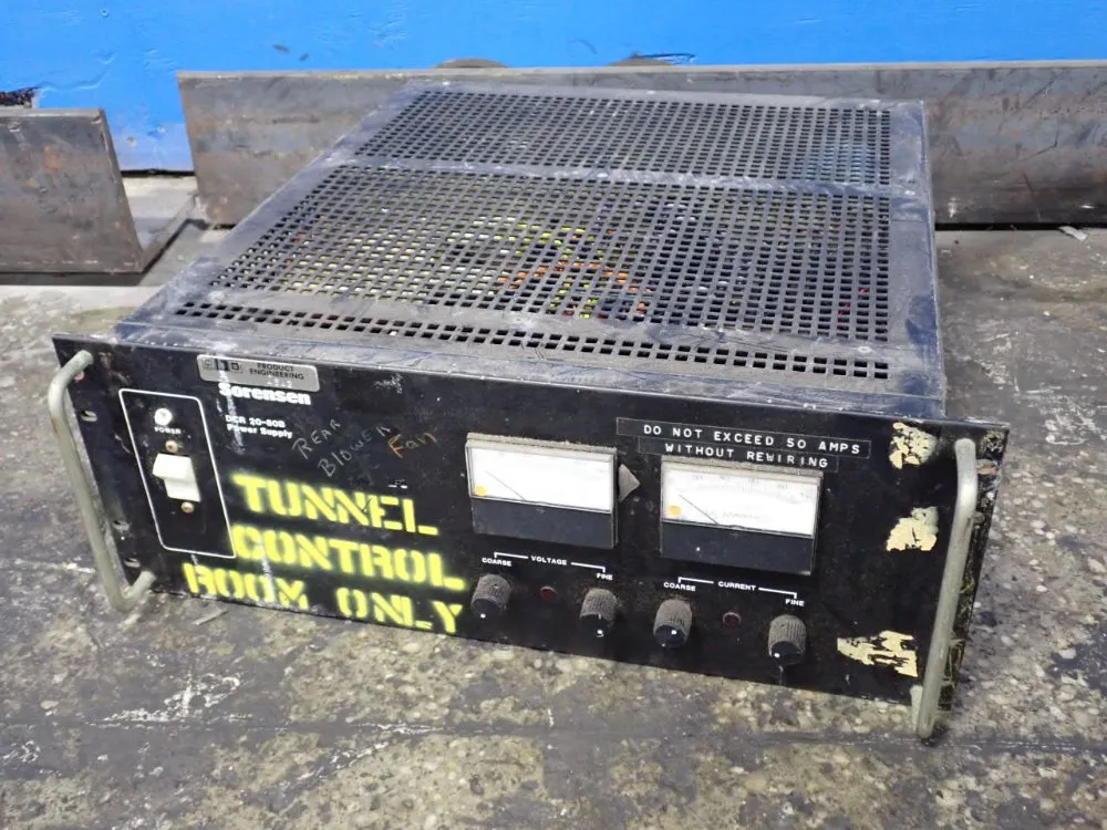 Sorensen Power Supply - Dcr-20-50b