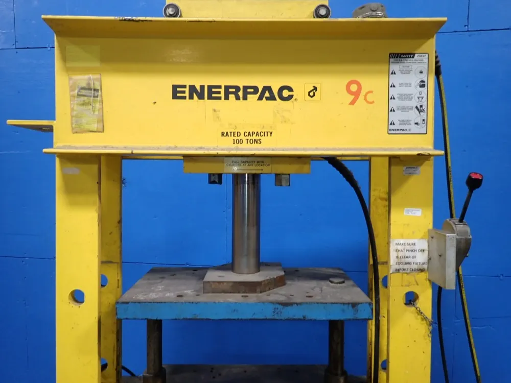 Enerpac 100 Ton H Frame Hydraulic Press - Iph100d113-2