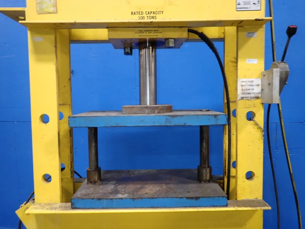 Enerpac 100 Ton H Frame Hydraulic Press - Iph100d113-2