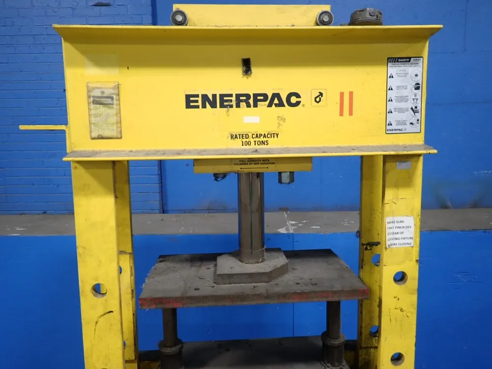 Enerpac 100 Ton H Frame Hydraulic Press - Iph100d113-2
