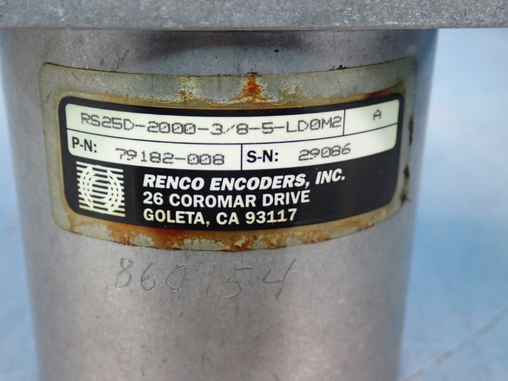 Renco Encoders Rotary Encoder - Rs25d-2000-3/8-5-ld0m2