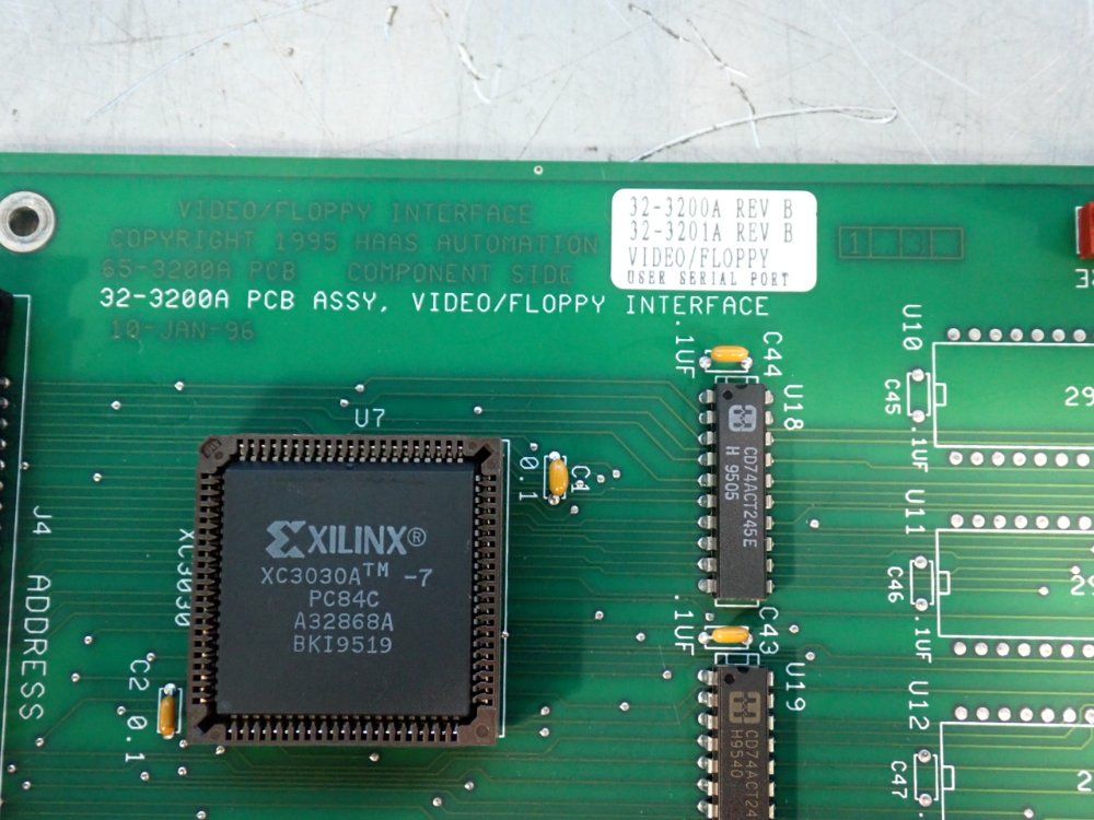 Haas Automation Pcb Assembly Video/floppy Interface - 32-3200a