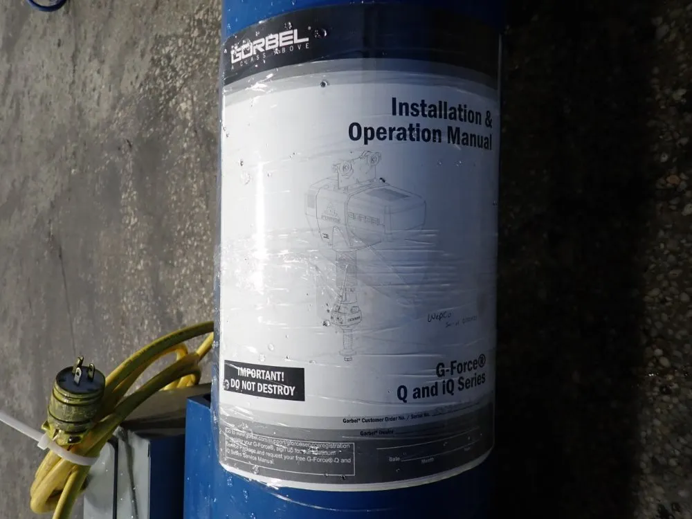 Gorbel 165 Lbs Jib Crane - Easy Arm