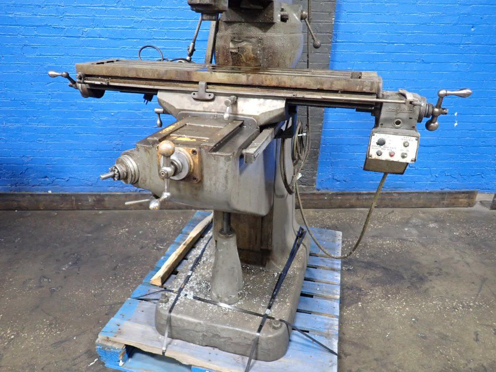 Bridgeport 42" X 9" Vertical Mill - 100-1592