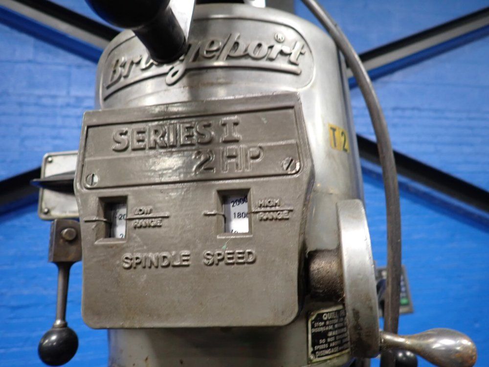 Bridgeport 42" X 9" Vertical Mill - 100-1592