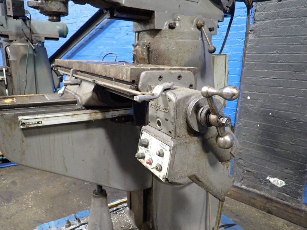Bridgeport 42" X 9" Vertical Mill - 100-1592
