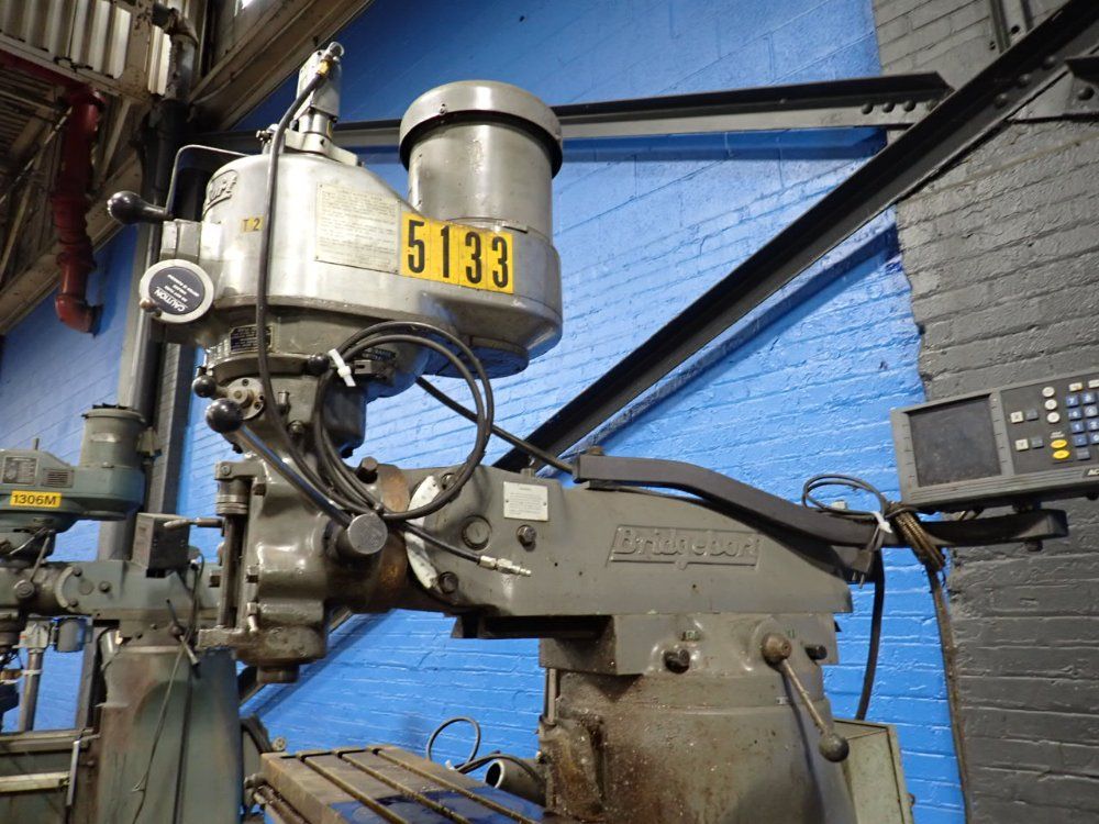 Bridgeport 42" X 9" Vertical Mill - 100-1592