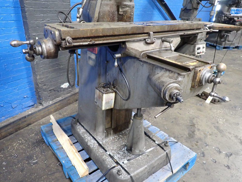 Bridgeport 42" X 9" Vertical Mill - 100-1592