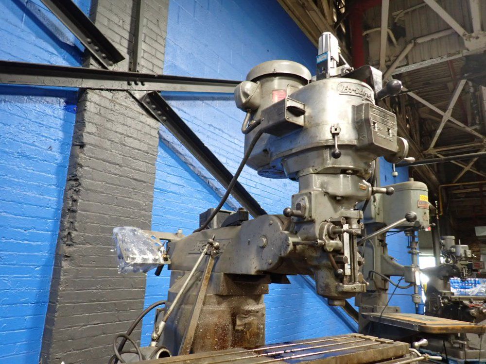 Bridgeport 42" X 9" Vertical Mill - 100-1592