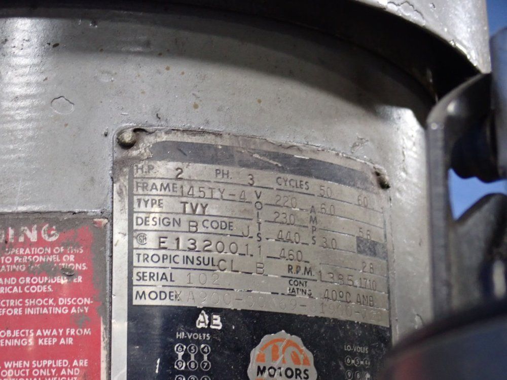 Bridgeport 42" X 9" Vertical Mill - 100-1592