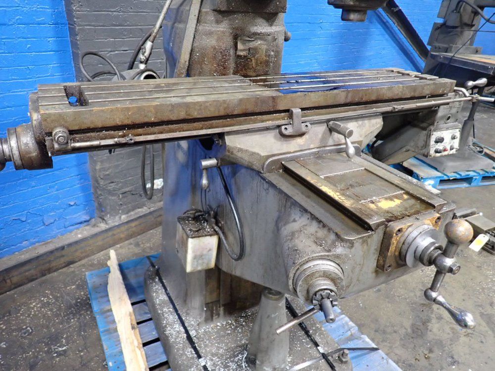 Bridgeport 42" X 9" Vertical Mill - 100-1592