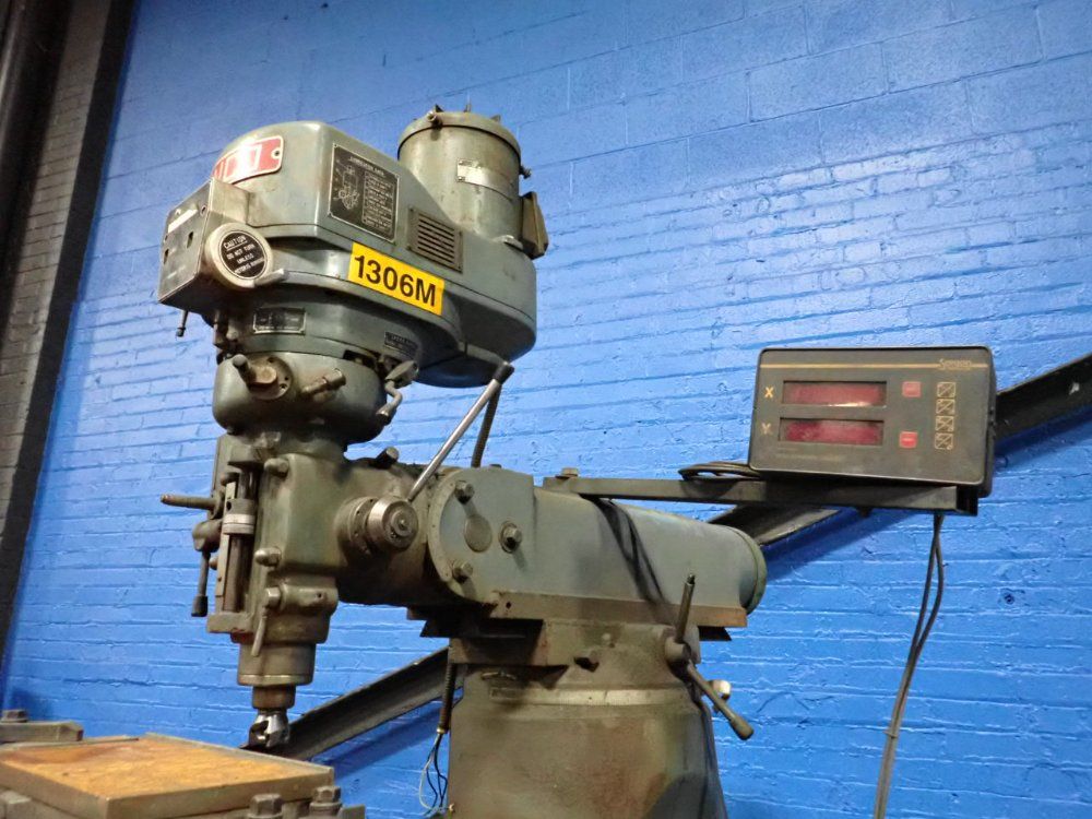 Enco 42" X 9" Vertical Mill