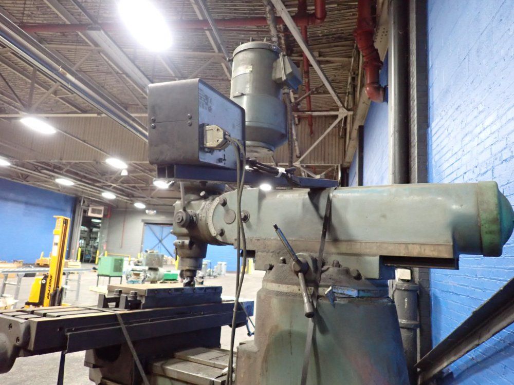 Enco 42" X 9" Vertical Mill