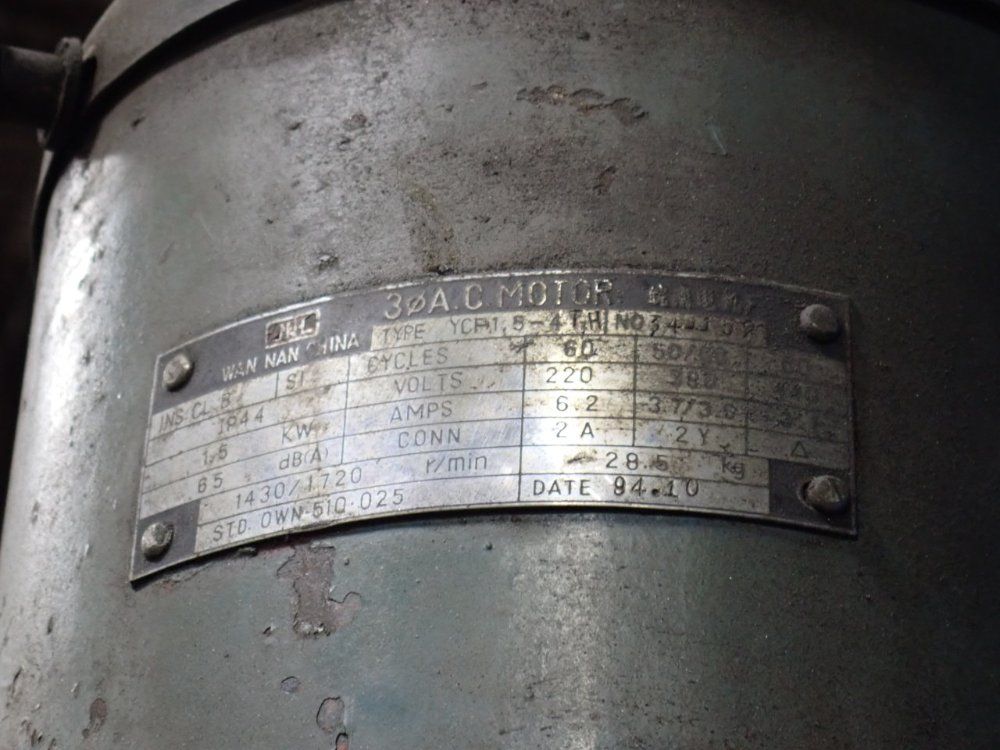 Enco 42" X 9" Vertical Mill