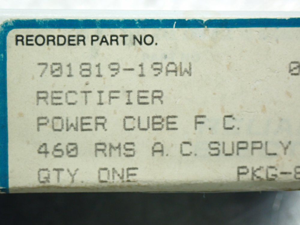 Abb Rectifier Power Cube, 3pcs - 701819-19aw