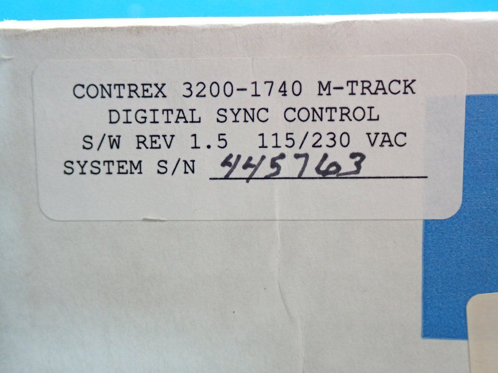 Contrex Fenner Digital Synchronized Controller - M-track