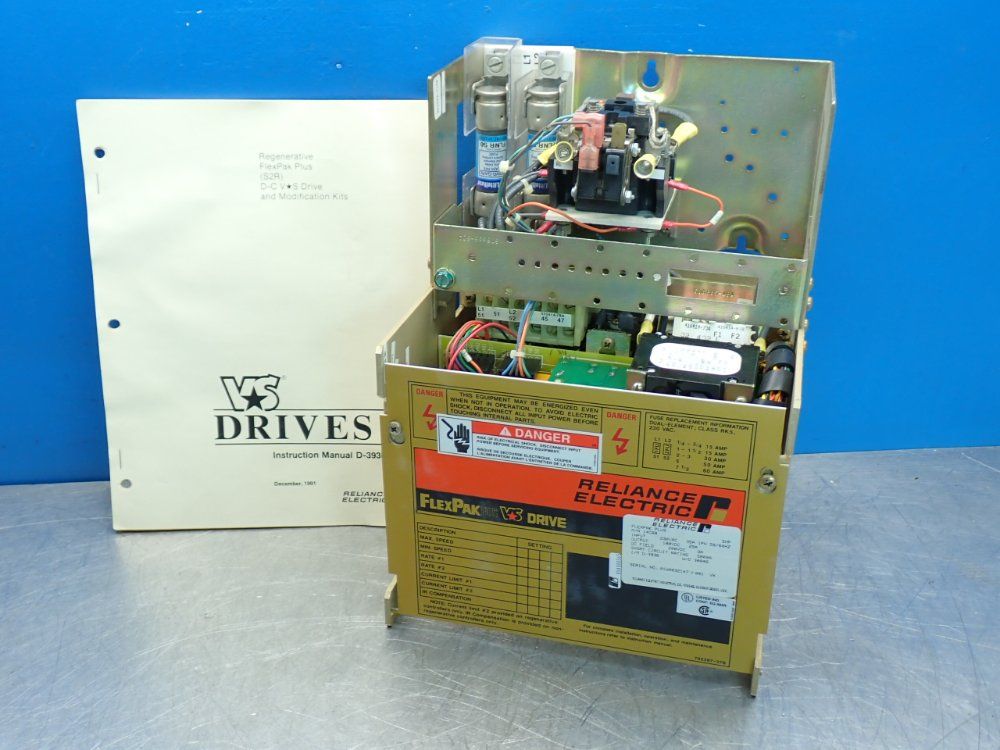 Reliance Electric Flexpak Plus Vs-drive Unit W/ Instruction Manual D-3936-4 - 14c68
