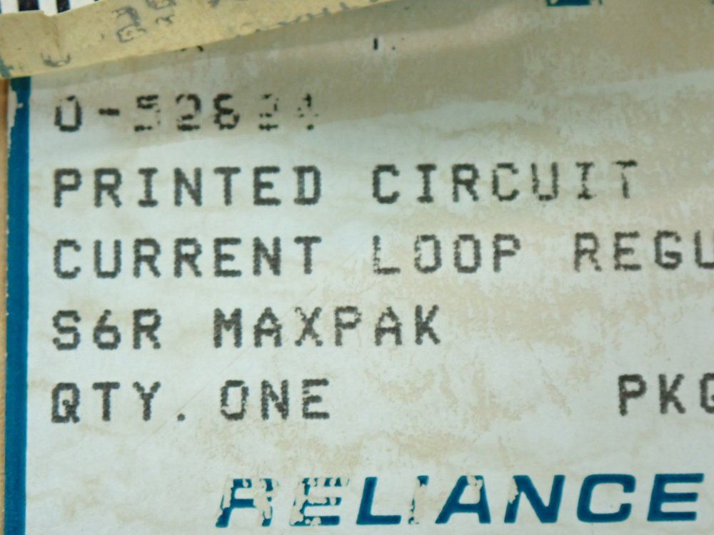 Reliance Electric Current Loop Regulator Pcb - 0-52824