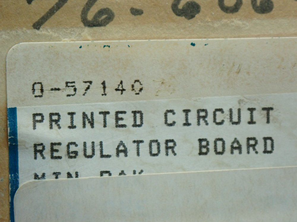 Abb Regulator Circuit Board - 0-57140