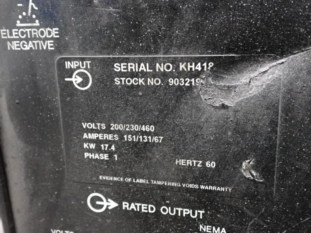 Miller 400 A Welder Power Source - Syncrowave 351