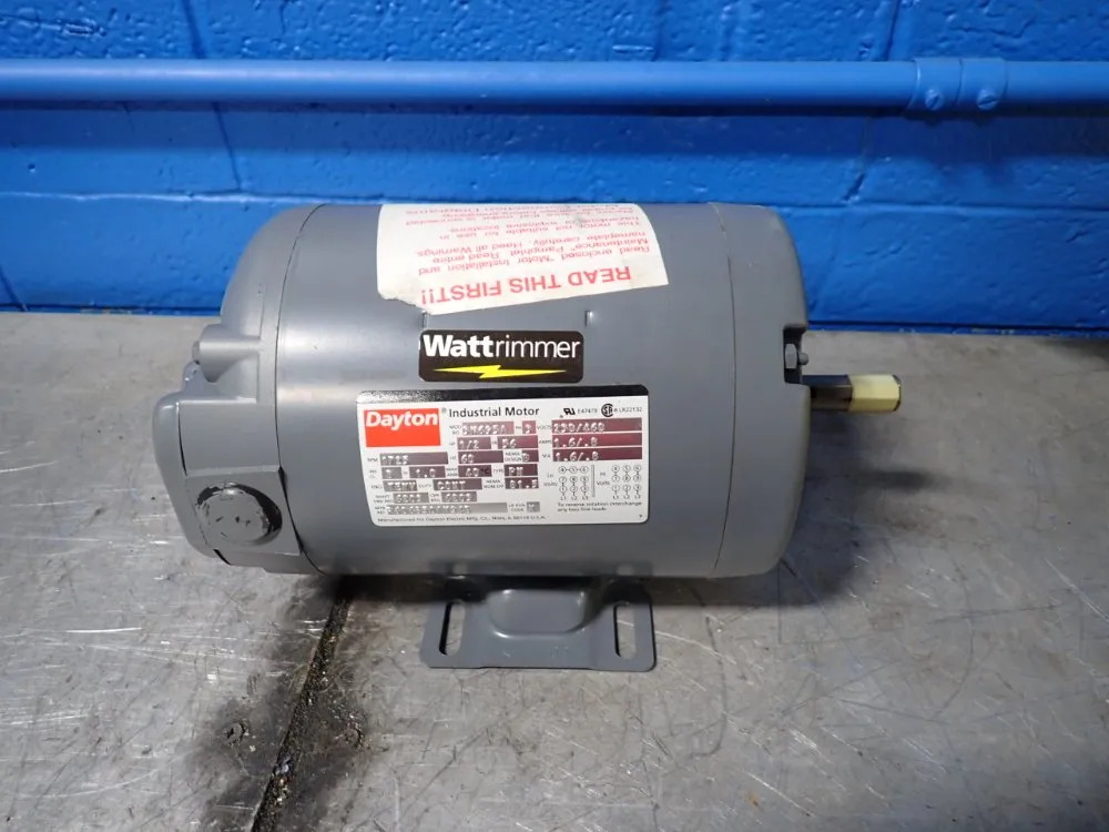 Dayton 1/2 Hp Industrial Motor - 3n695a