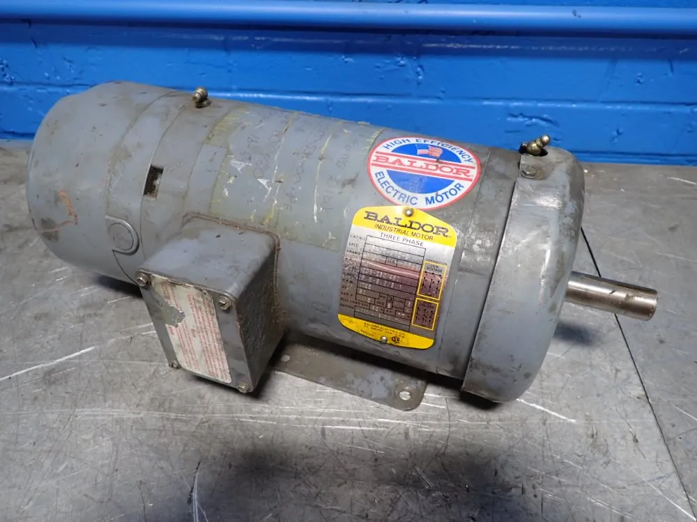 Baldor 2 Hp Three Phase Industrial Motor - Bm3558t
