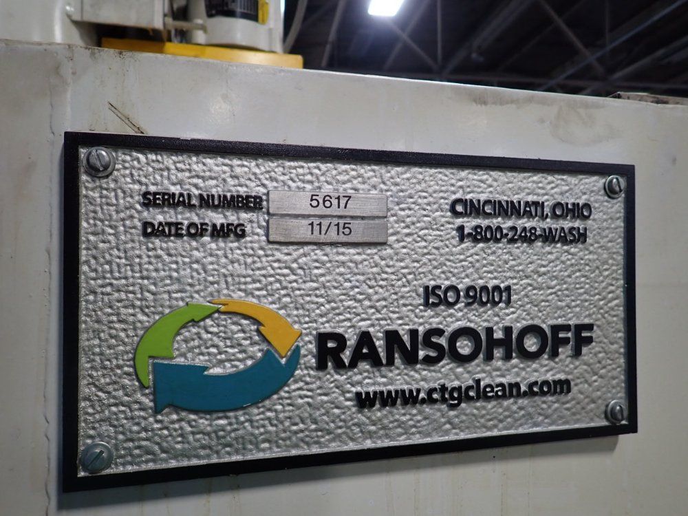 Ransohoff 210 Gal Conveyorized Parts Washer