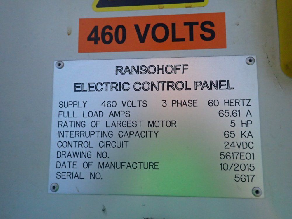 Ransohoff 210 Gal Conveyorized Parts Washer