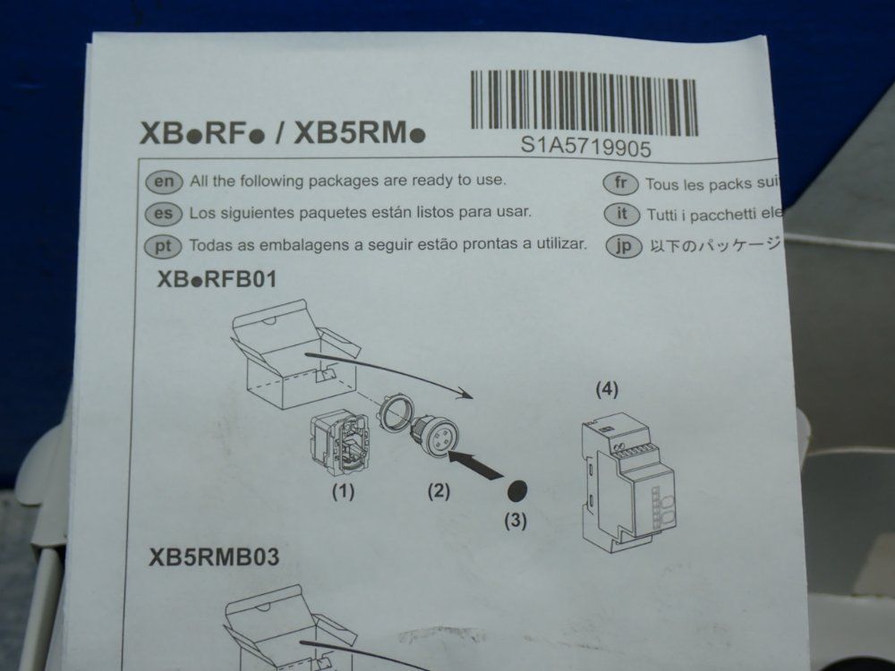 Schneider Electric Wireless Batteryless Push Button - Xb5rfa02
