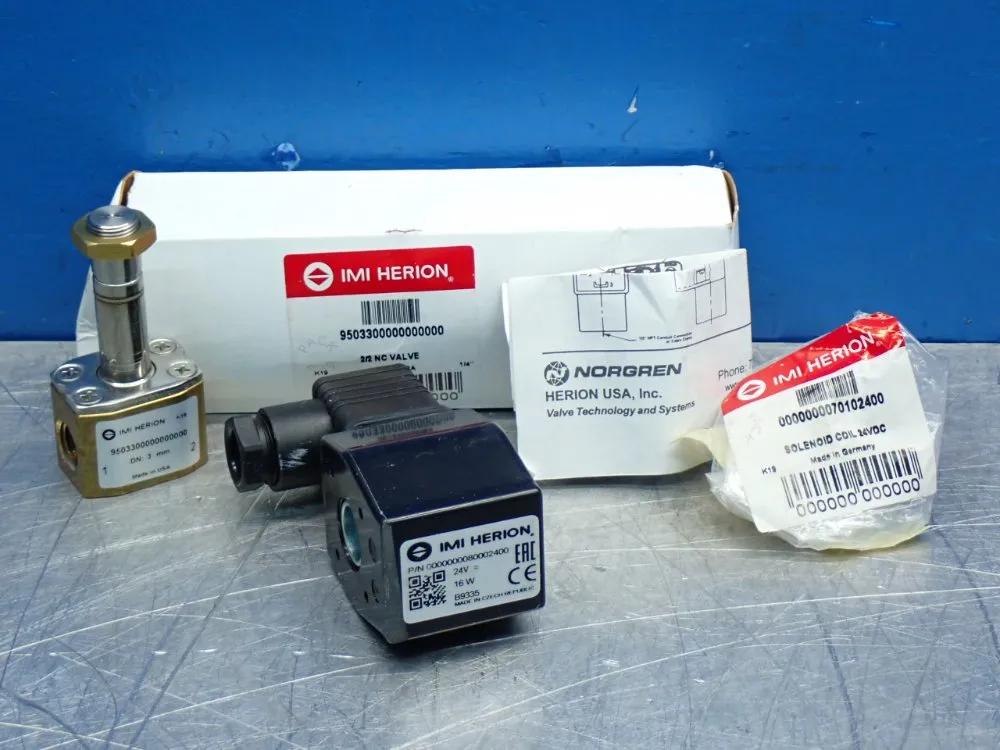 Imi Herion Direct Solenoid Poppet Valve - 9503300000000000