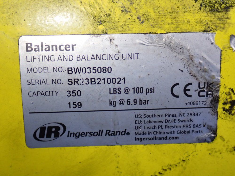 Ingersoll Rand 350 Lbs Balancer - Bw035080