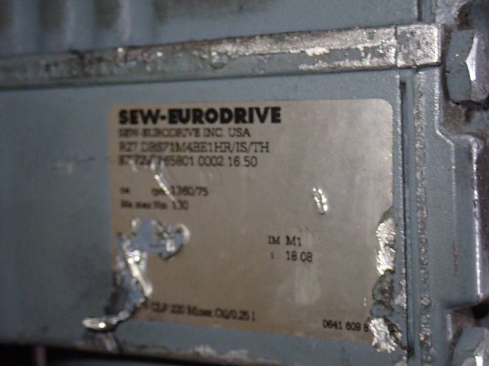 Sew Eurodrive .75 Hp Gear Drive - R27 Drs71m4be1hr/is/th