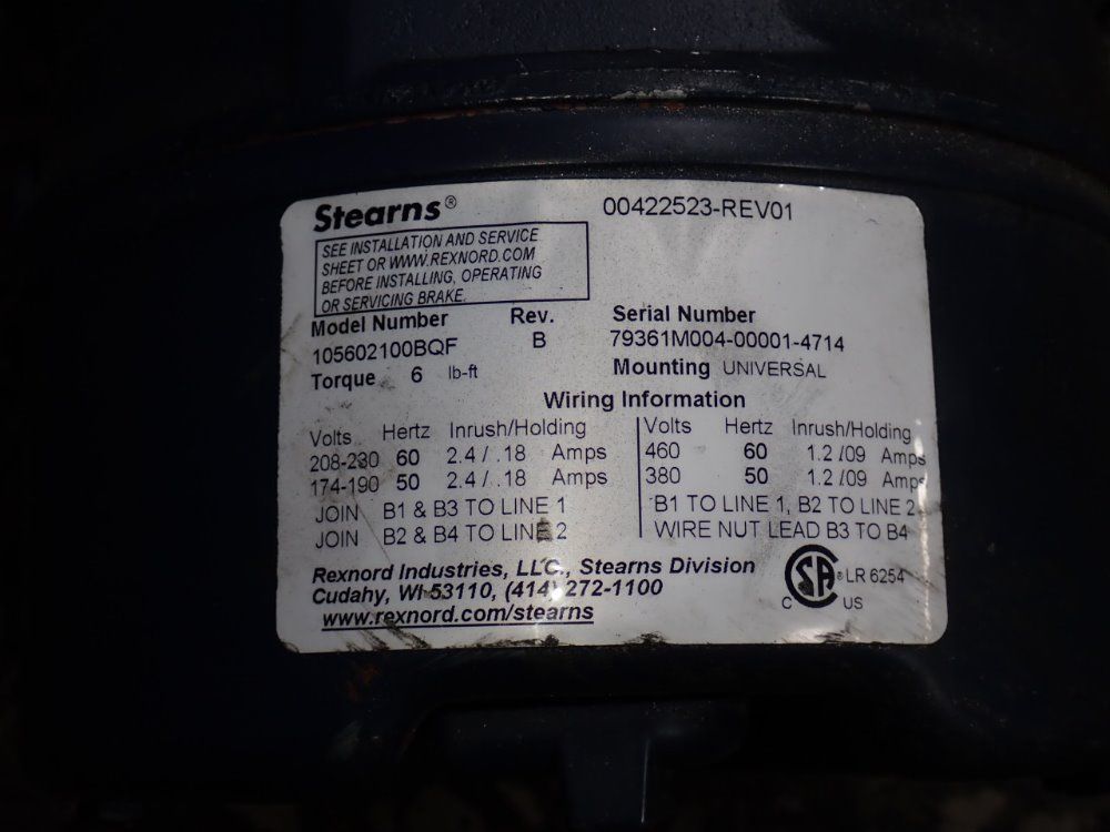 Leeson 3/4 Hp Motor - C6t17fk48g